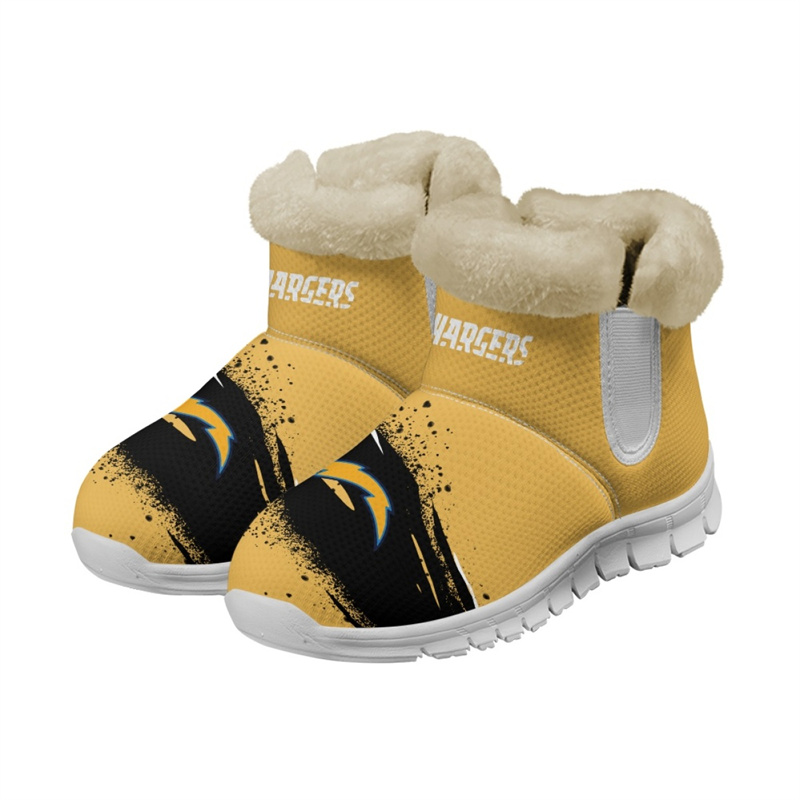Women's Los Angeles Chargers 2024 Snow Boots/Shoes 003(Pls check description for details)